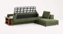 Canapé-lit NELLY Angle Pouf