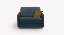 Lot canapé et fauteuil JIMMY Foster Bleu ocean