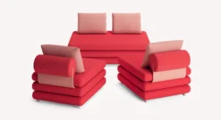 Lot canapé et fauteuils SUISSE