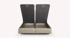 Pack lit coffre, matelas et tête de lit AMSTERDAM