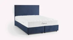 Pack lit coffre, matelas et tête de lit NINA