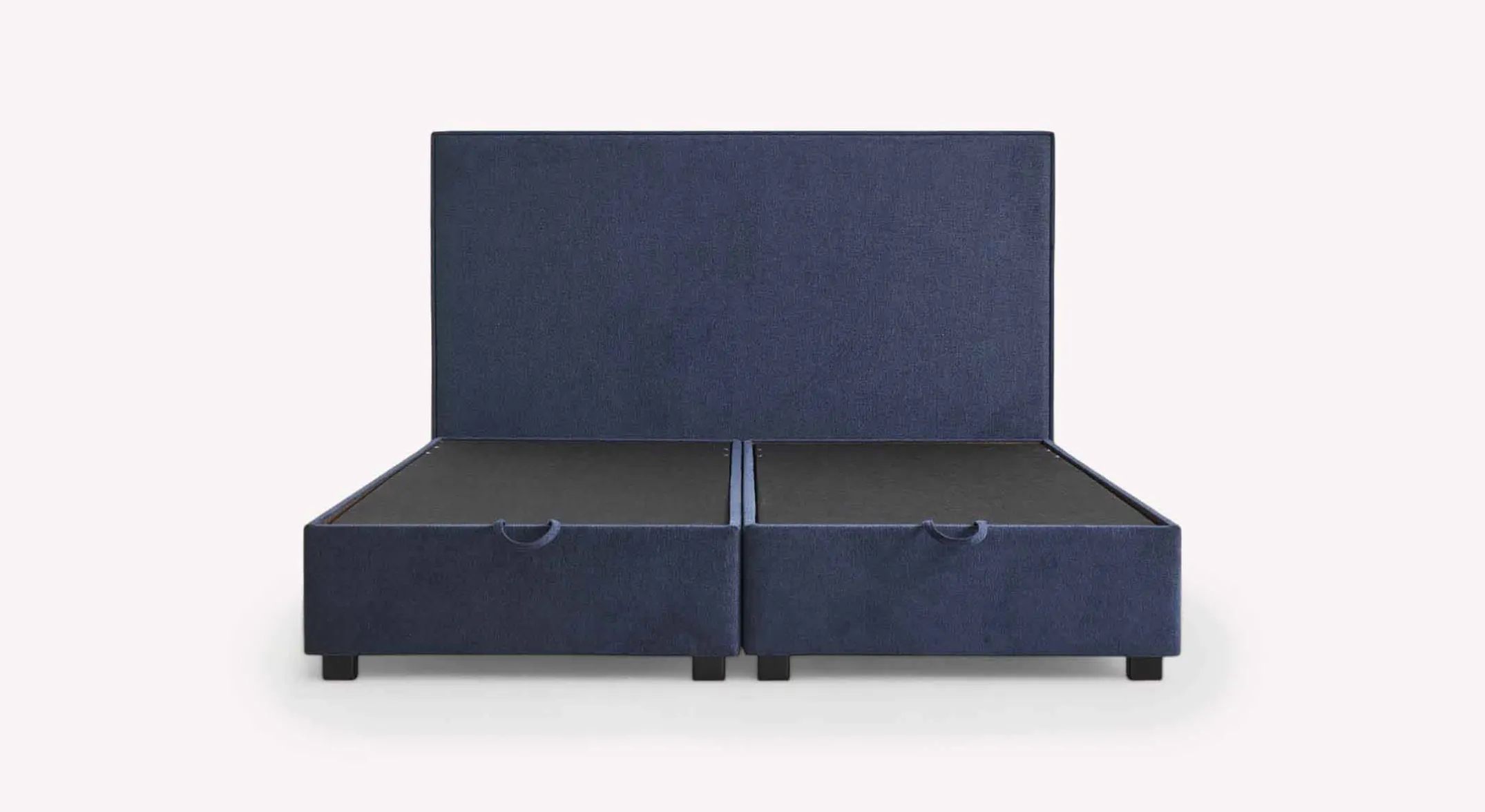 Pack lit coffre, matelas et tête de lit NINA