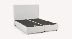 Pack lit coffre, matelas et tête de lit NINA