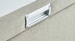 Pack lit coffre, matelas et tête de lit WARREN